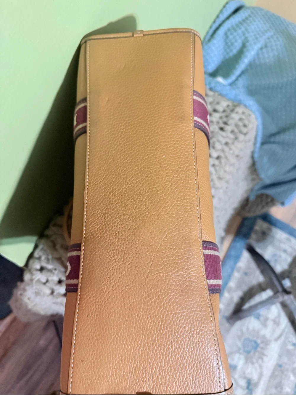 Coach pebbled leather